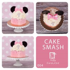 Sesja Cake Smash - tort - Minnie