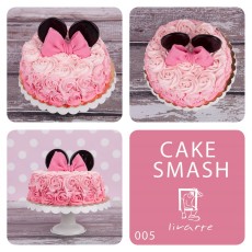 Sesja Cake Smash - tort - Minnie