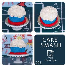 Sesja Cake Smash - tort - Superman