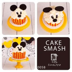Sesja Cake Smash - tort - Mickey-Mouse