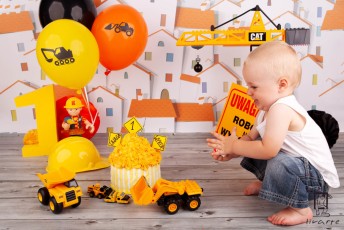 Sesja urodzinowa Cake Smash Olka