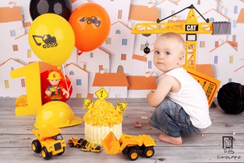 Sesja urodzinowa Cake Smash Olka