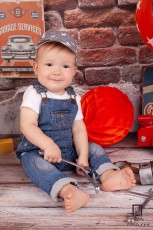 Sesja urodzinowa Cake Smash Kuby 2018