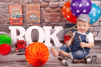 Sesja urodzinowa Cake Smash Kuby 2018