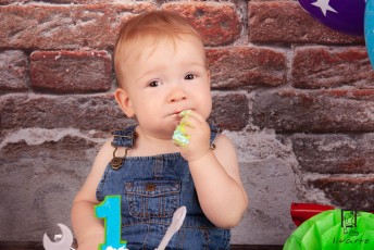 Sesja urodzinowa Cake Smash Kuby 2018