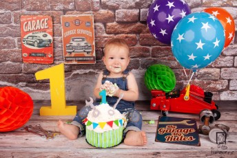Sesja urodzinowa Cake Smash Kuby 2018