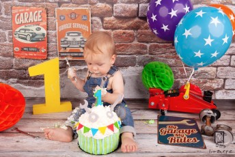 Sesja urodzinowa Cake Smash Kuby 2018