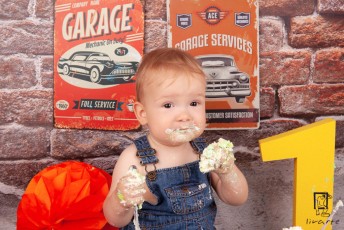 Sesja urodzinowa Cake Smash Kuby 2018