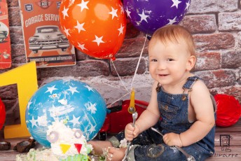 Sesja urodzinowa Cake Smash Kuby 2018